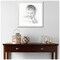 ArtToFrames 20x20" Matted Picture Frame with 16x16" Single Mat Photo Opening Framed in 1.25" White and 2" Mat (FWM-3966-20x20)